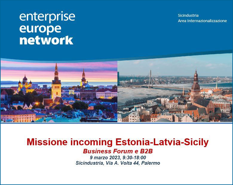 Business Forum Estonia-Lettonia e B2B multisettoriale - 14/02/2023