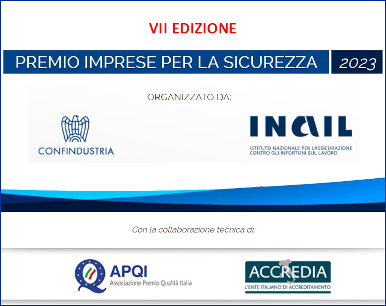 VIII Premio imprese per la Sicurezza Confindustria e INAIL 2023 - 05/10/2023