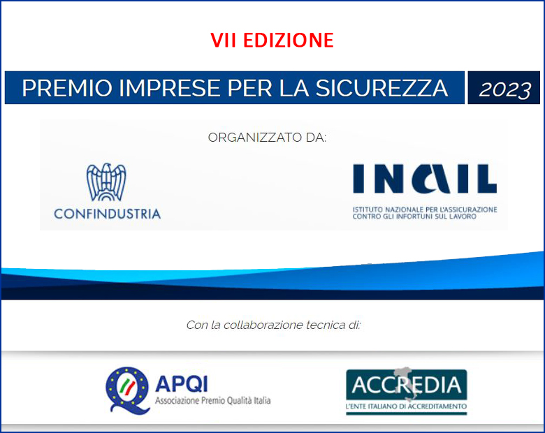 VIII Premio imprese per la Sicurezza Confindustria e INAIL 2023 - Proroga termini  - 31/10/2023